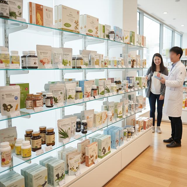 건강보조식품 소매업