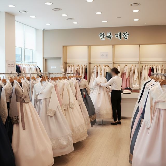 한복 소매업