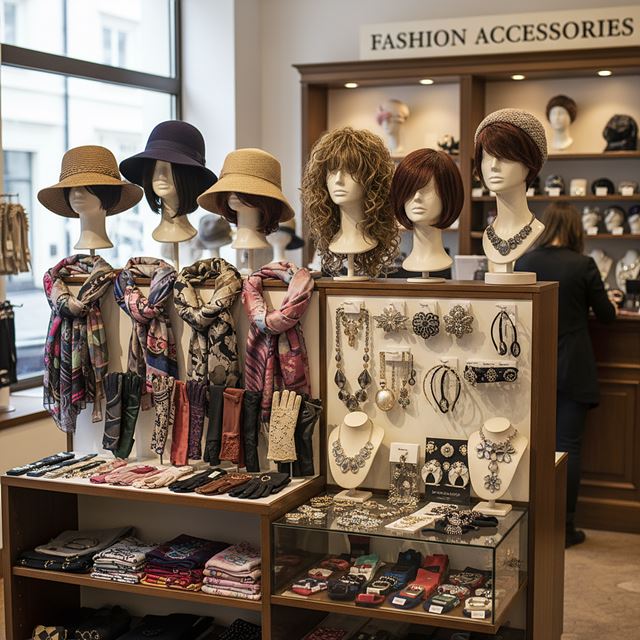 의복 액세서리 및 모조 장신구 소매업