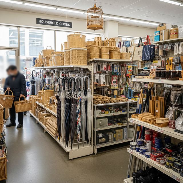 그 외 기타 분류 안된 가정용품 소매업