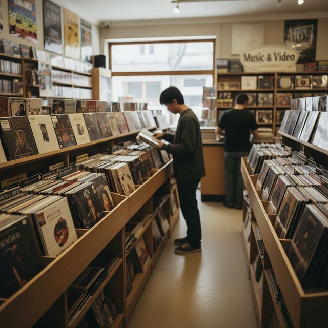 음반 및 비디오물 소매업