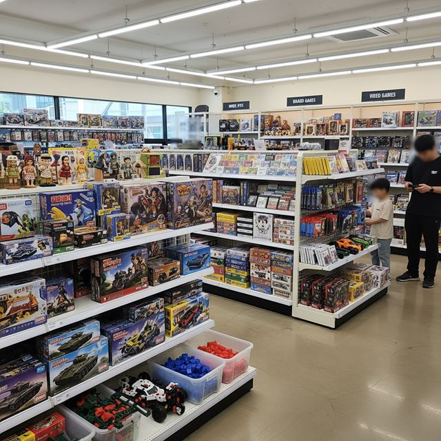 게임용구, 인형 및 장난감 소매업
