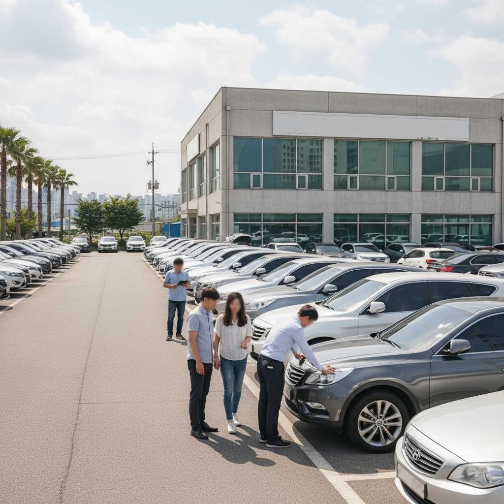 중고 자동차 판매업