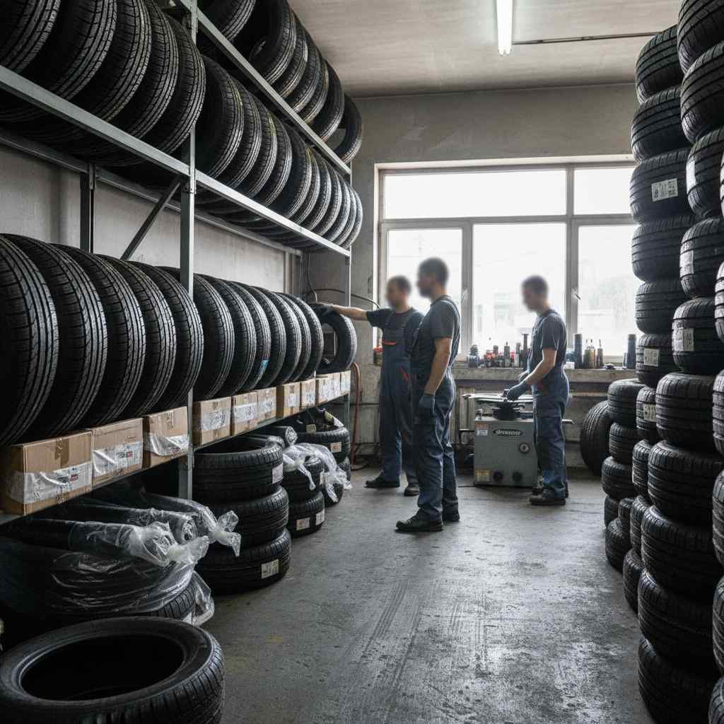 자동차 신품 타이어 및 튜브 판매업