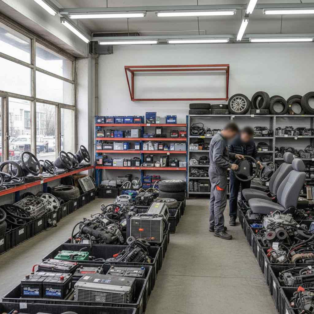 자동차 중고 부품 및 내장품 판매업