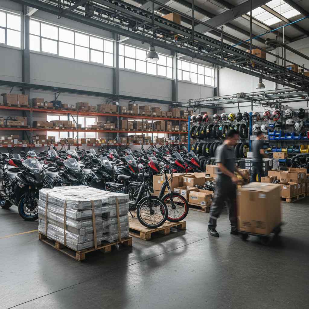 모터사이클 및 부품 도매업