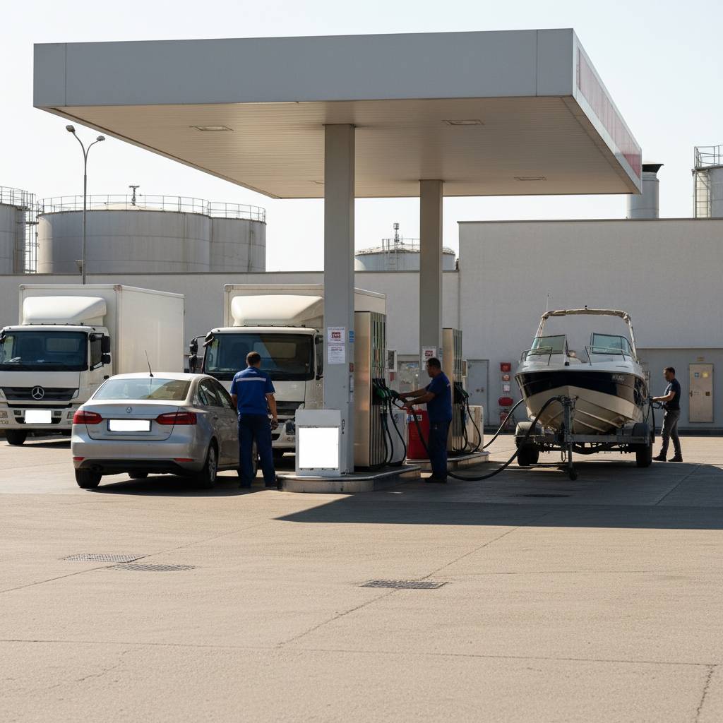 운송장비용 주유소 운영업