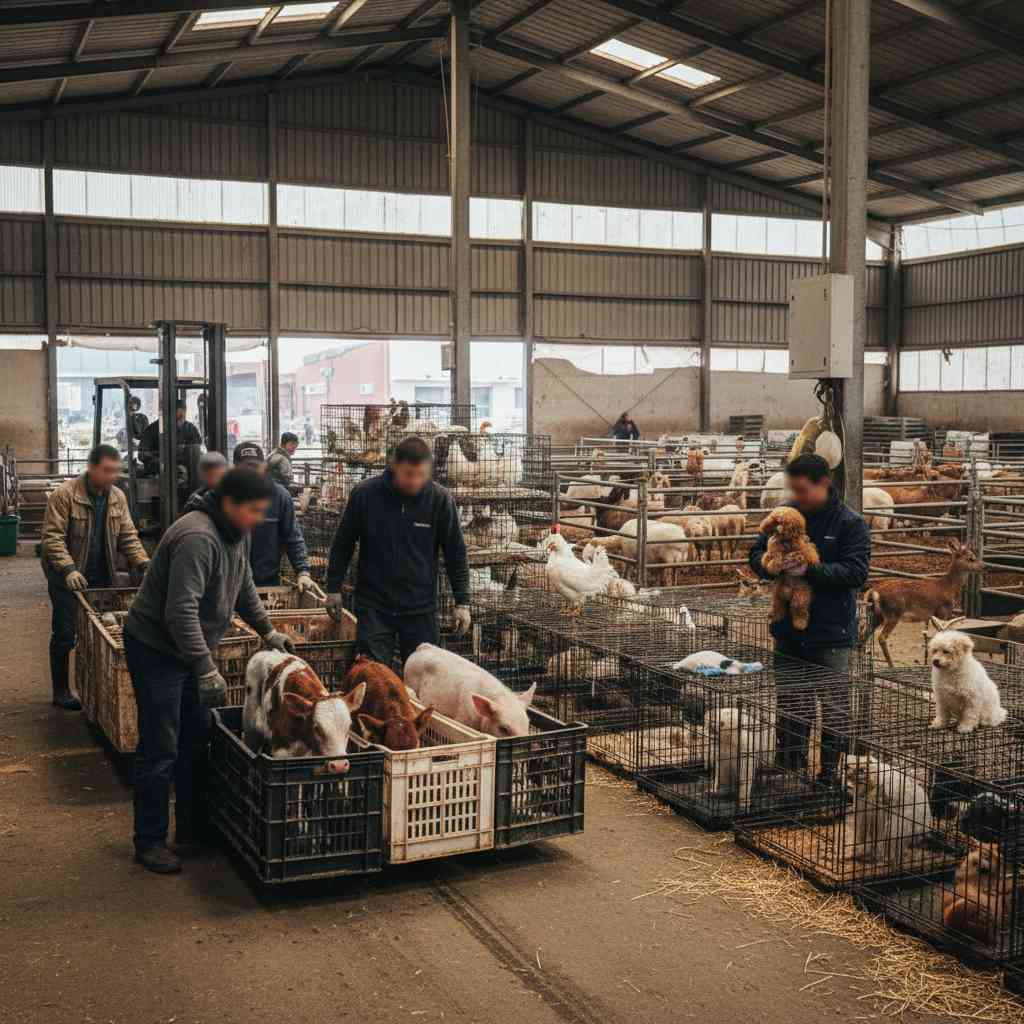 육지동물 및 반려동물도매업