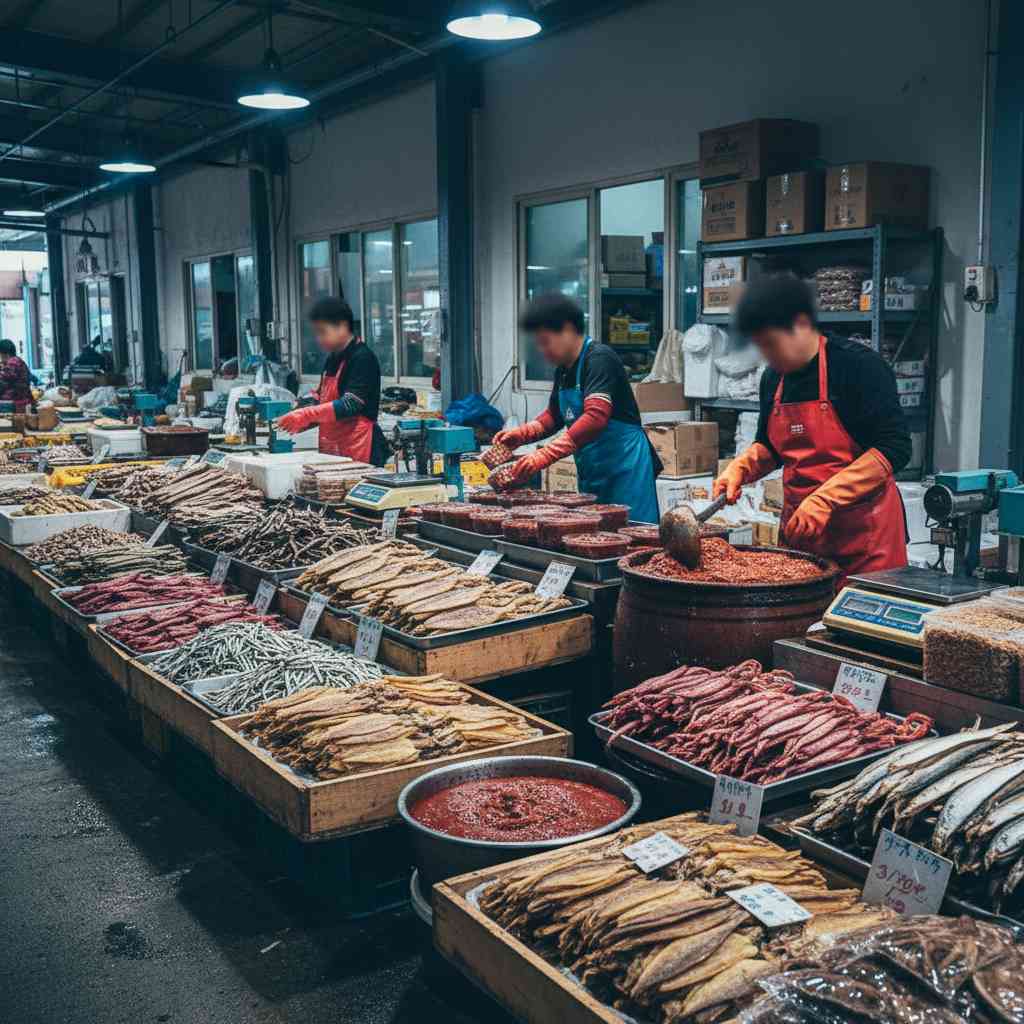 건어물 및 젓갈류 도매업