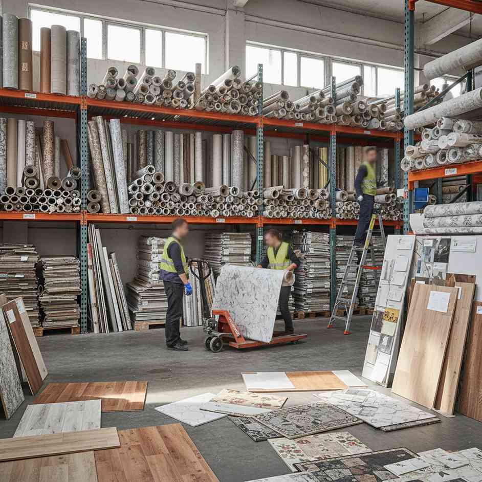 벽지 및 장판류 도매업