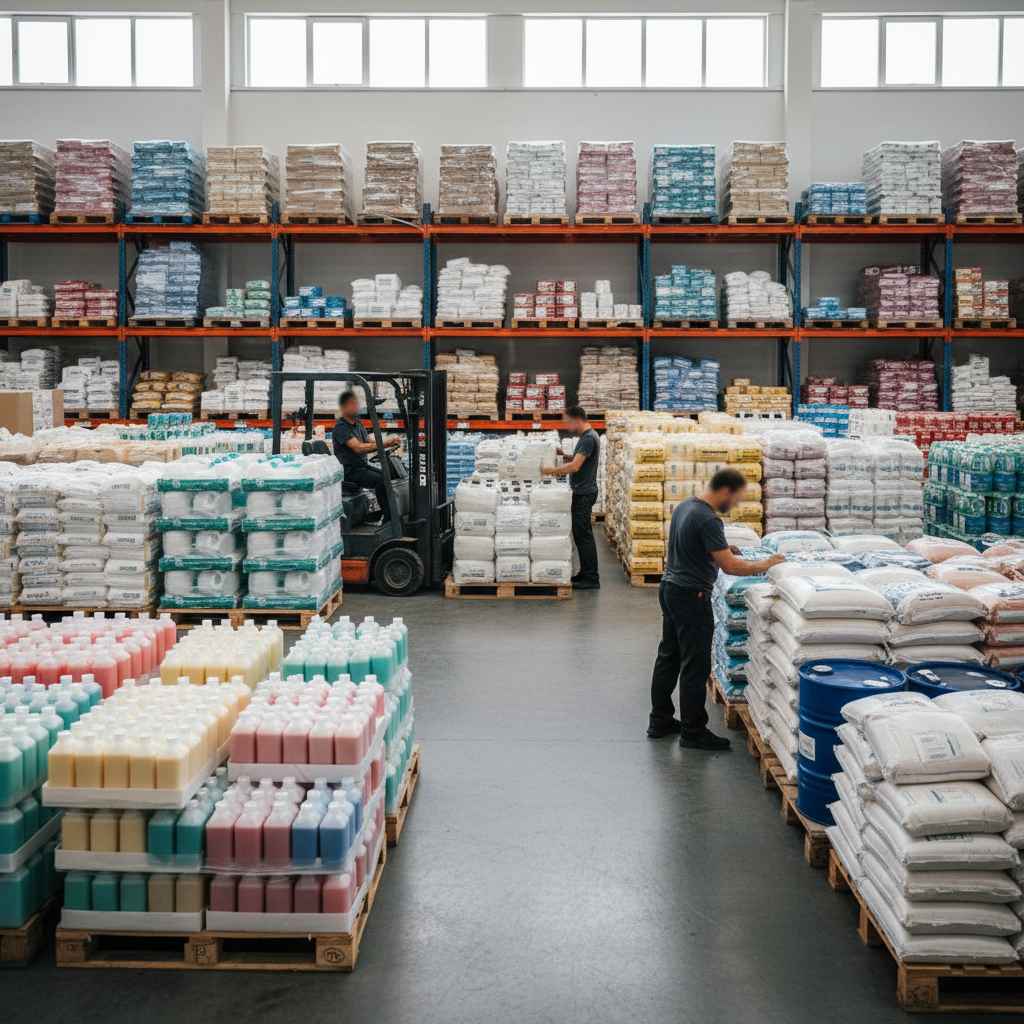 비누 및 세정제 도매업