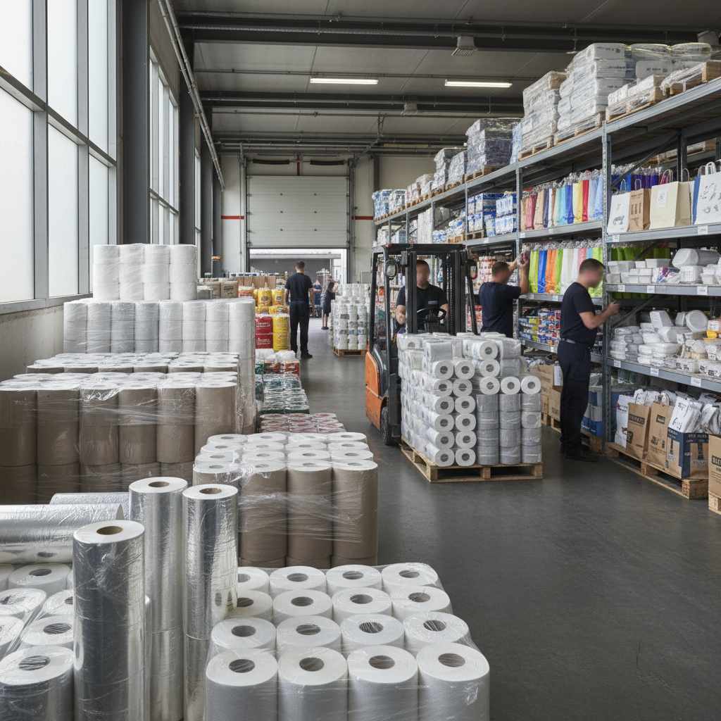 생활용 포장 및 위생용품, 봉투 및 유사 제품 도매업