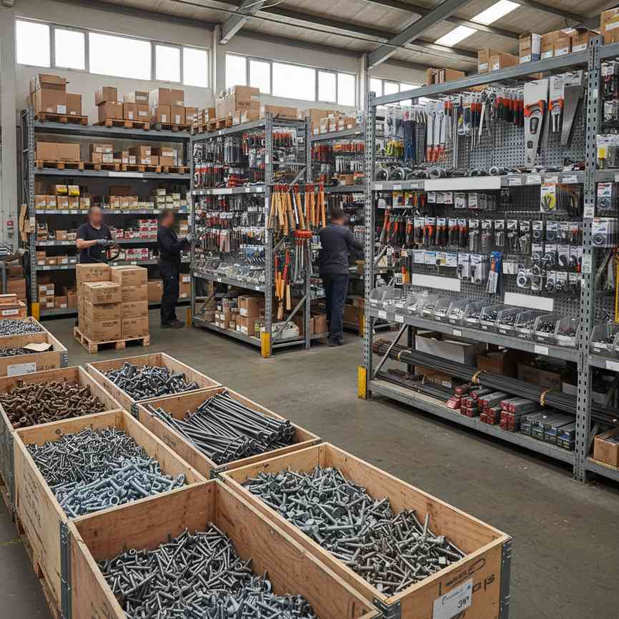 철물, 금속 파스너 및 수공구 도매업
