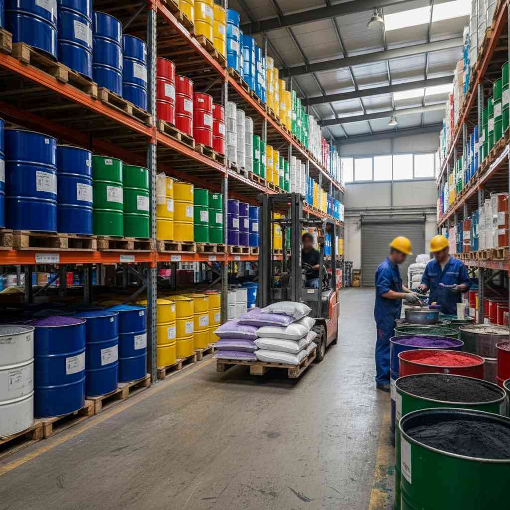 염료, 안료 및 관련제품 도매업