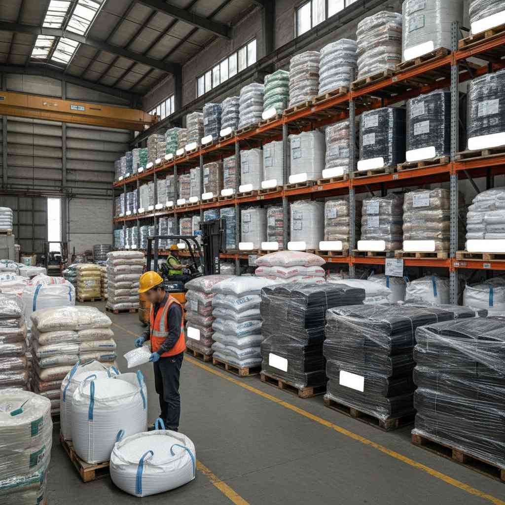 플라스틱 물질 및 합성고무 도매업