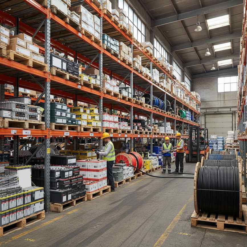 전지 및 케이블 도매업