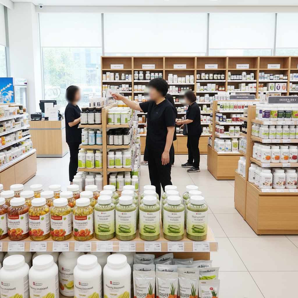 건강 보조식품 소매업