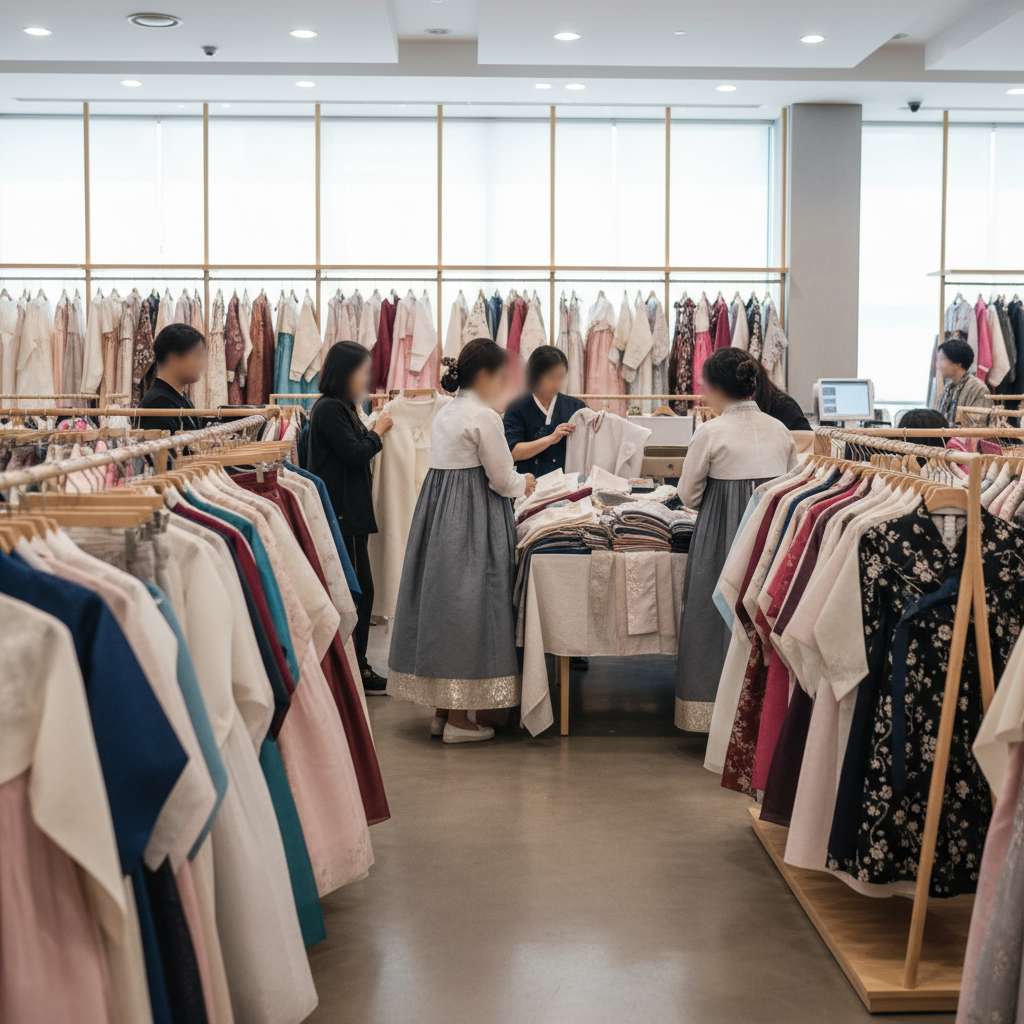 한복 소매업