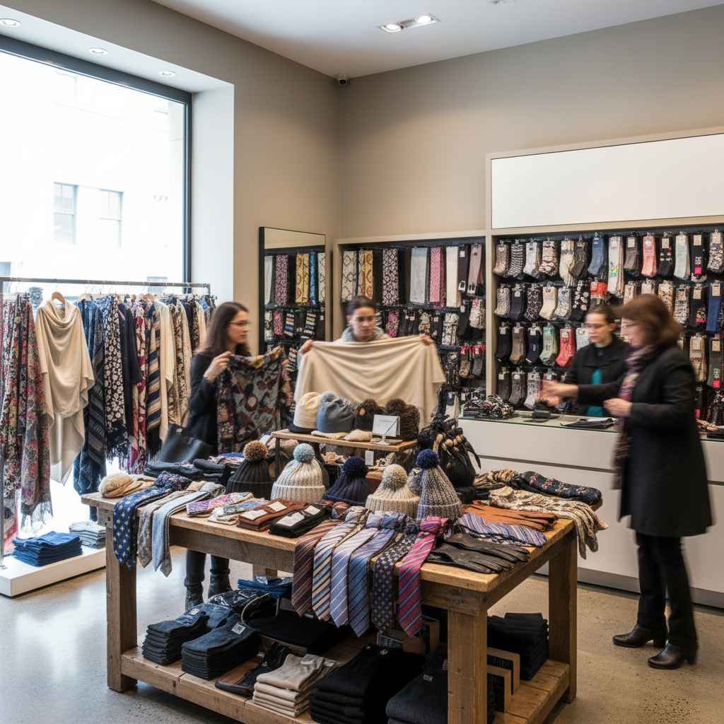 의복 액세서리 및 모조 장신구 소매업