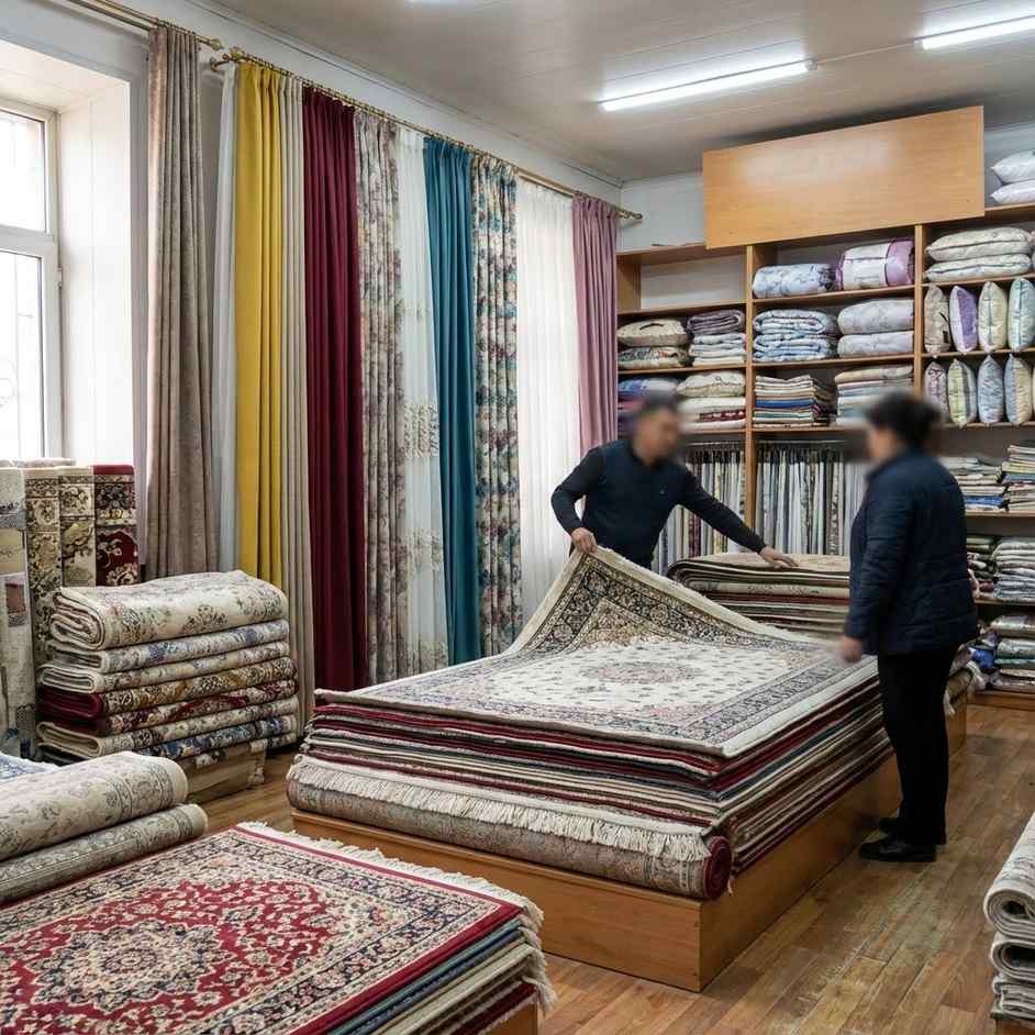 가정용 직물제품 소매업