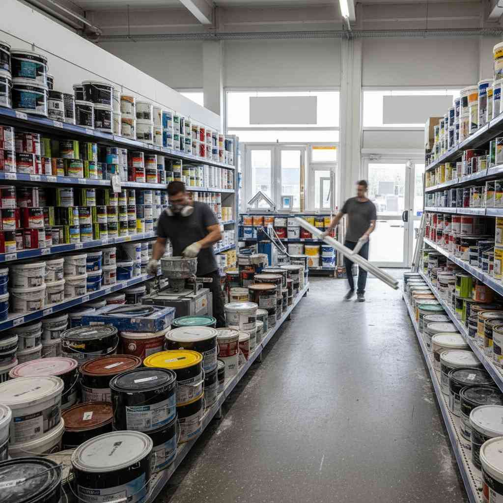 페인트, 창호 및 기타 건설자재 소매업