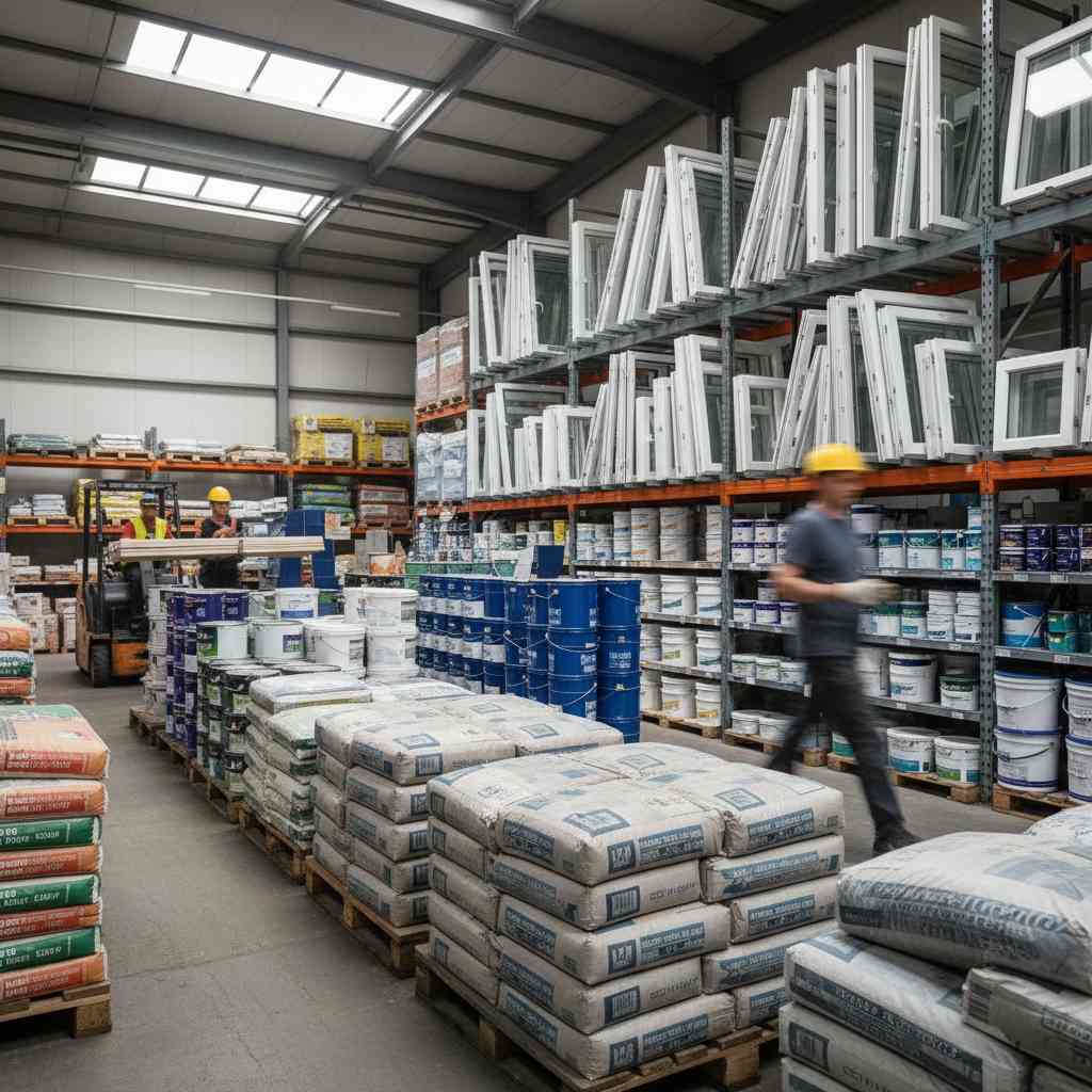 페인트, 창호 및 기타 건설자재 소매업