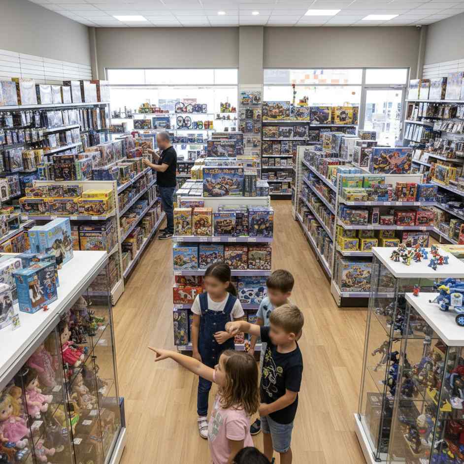 게임용구, 인형 및 장난감 소매업