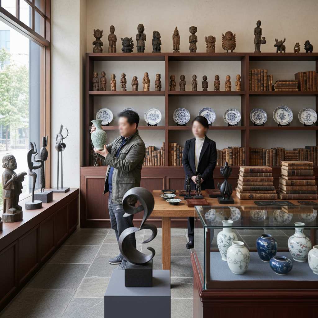 예술품 및 골동품 소매업