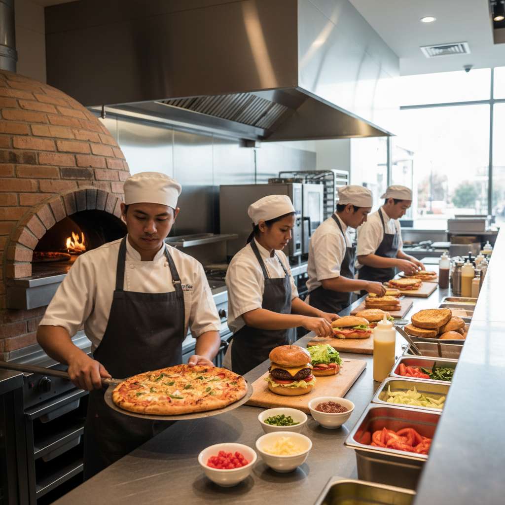 피자, 햄버거, 샌드위치 및 유사 음식점업