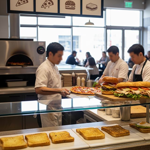 피자, 햄버거, 샌드위치 및 유사 음식점업