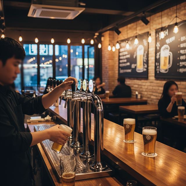생맥주 전문점