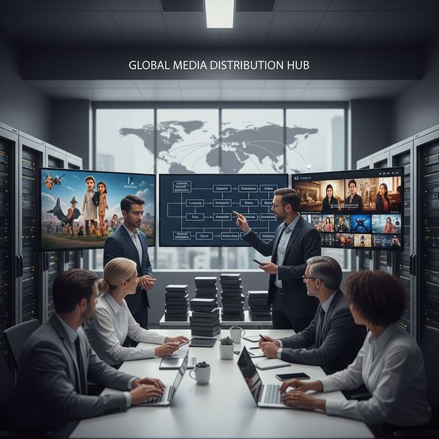 영화, 비디오물 및 방송프로그램 배급업