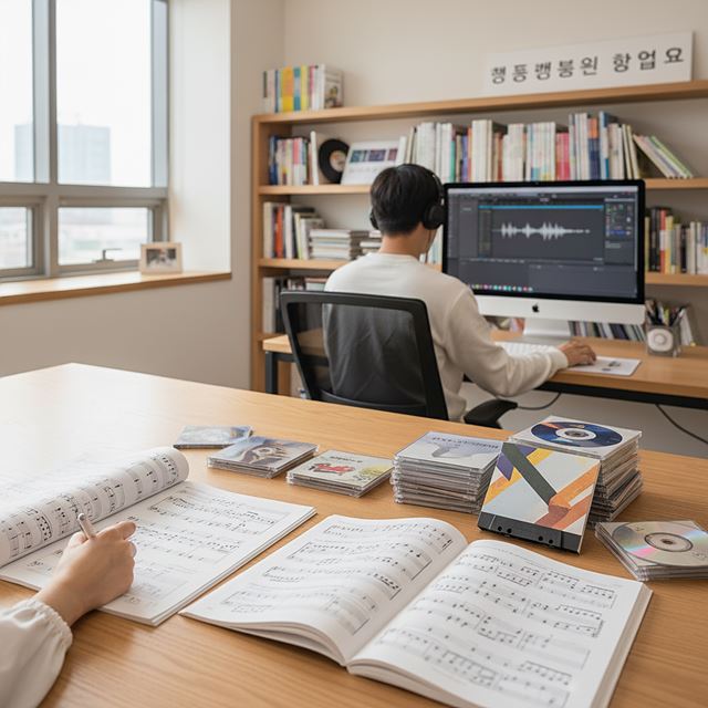 음악 및 기타 오디오물 출판업