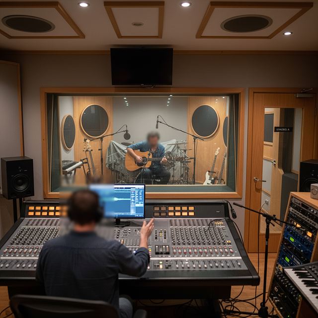 녹음시설 운영업