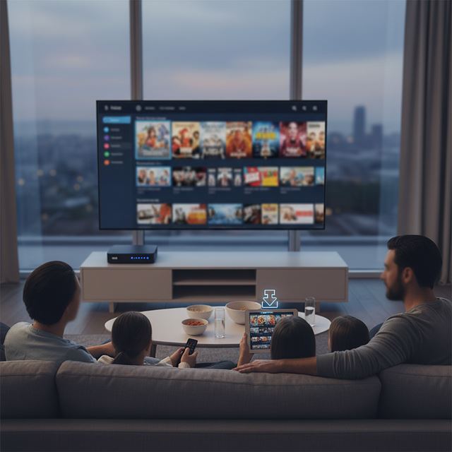 영상물 제공 서비스업