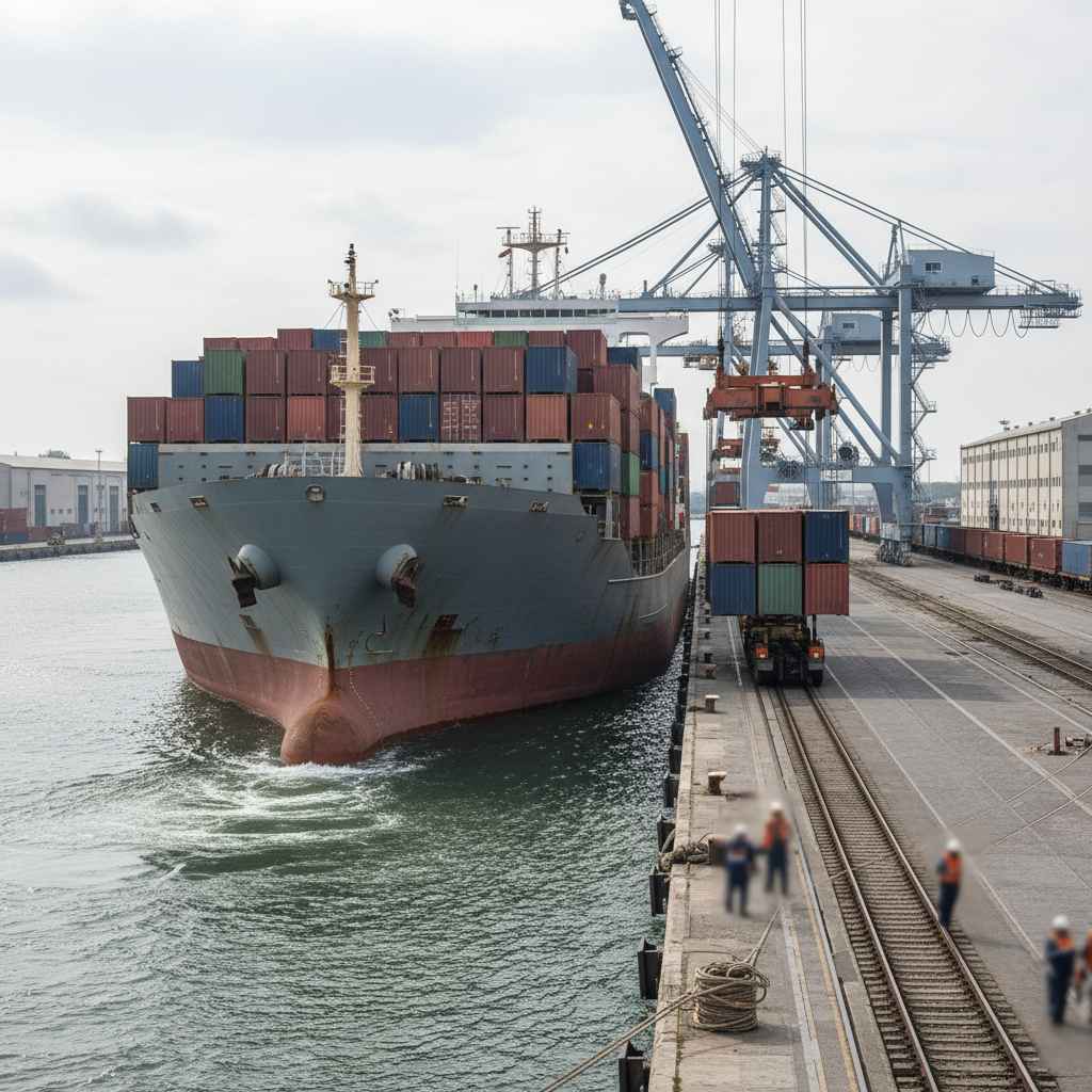 수상 화물 취급업