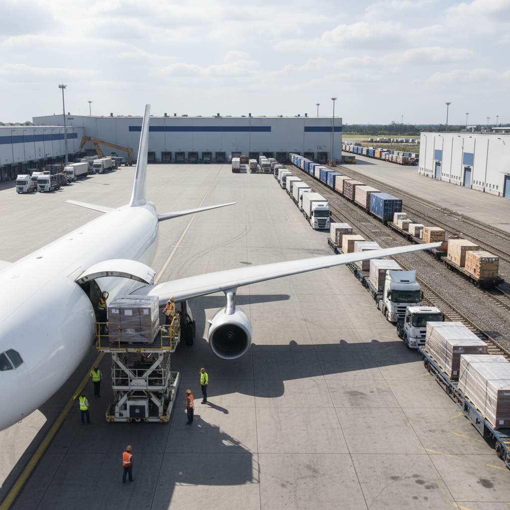 항공 및 육상 화물 취급업