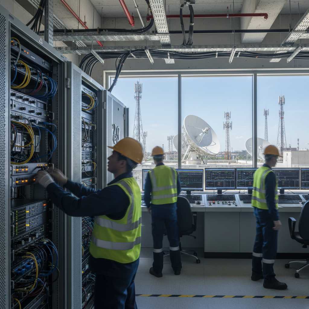 무선 및 위성 통신업