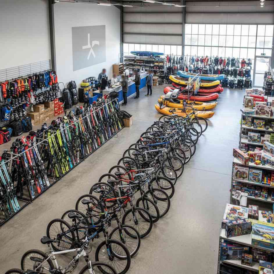 스포츠 및 레크리에이션 용품 임대업