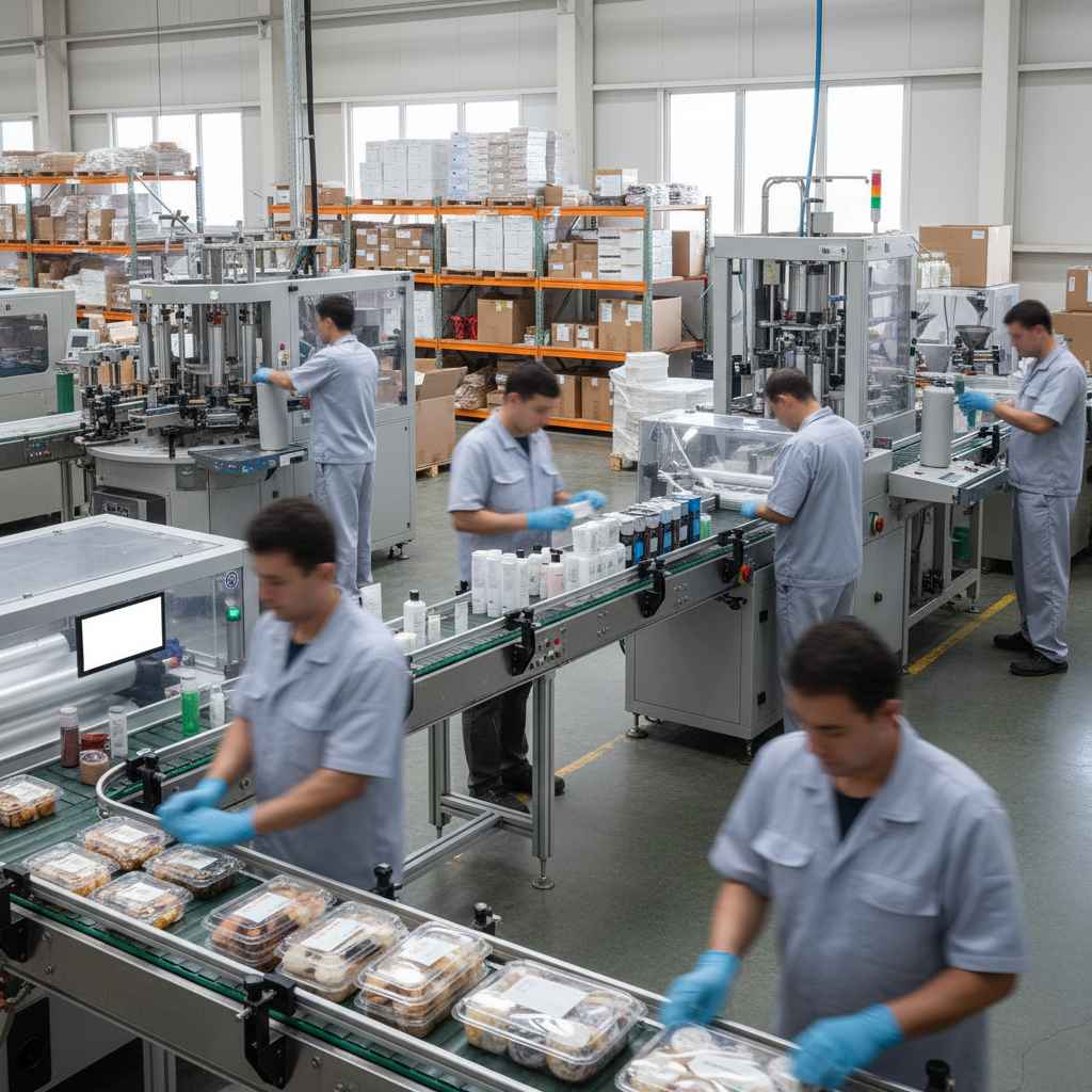 포장 및 충전업