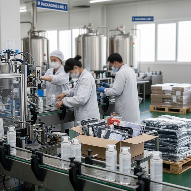 포장 및 충전업