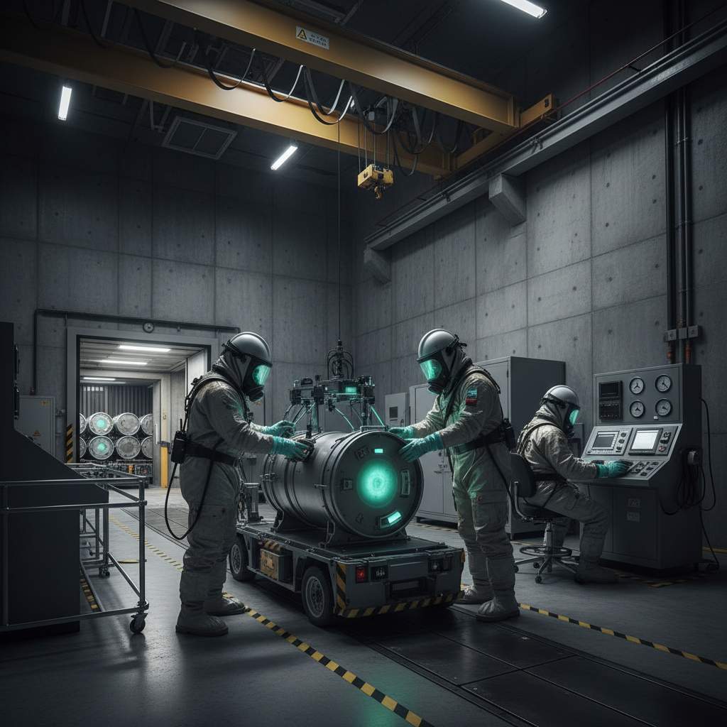 방사성 폐기물 수집, 운반 및 처리업