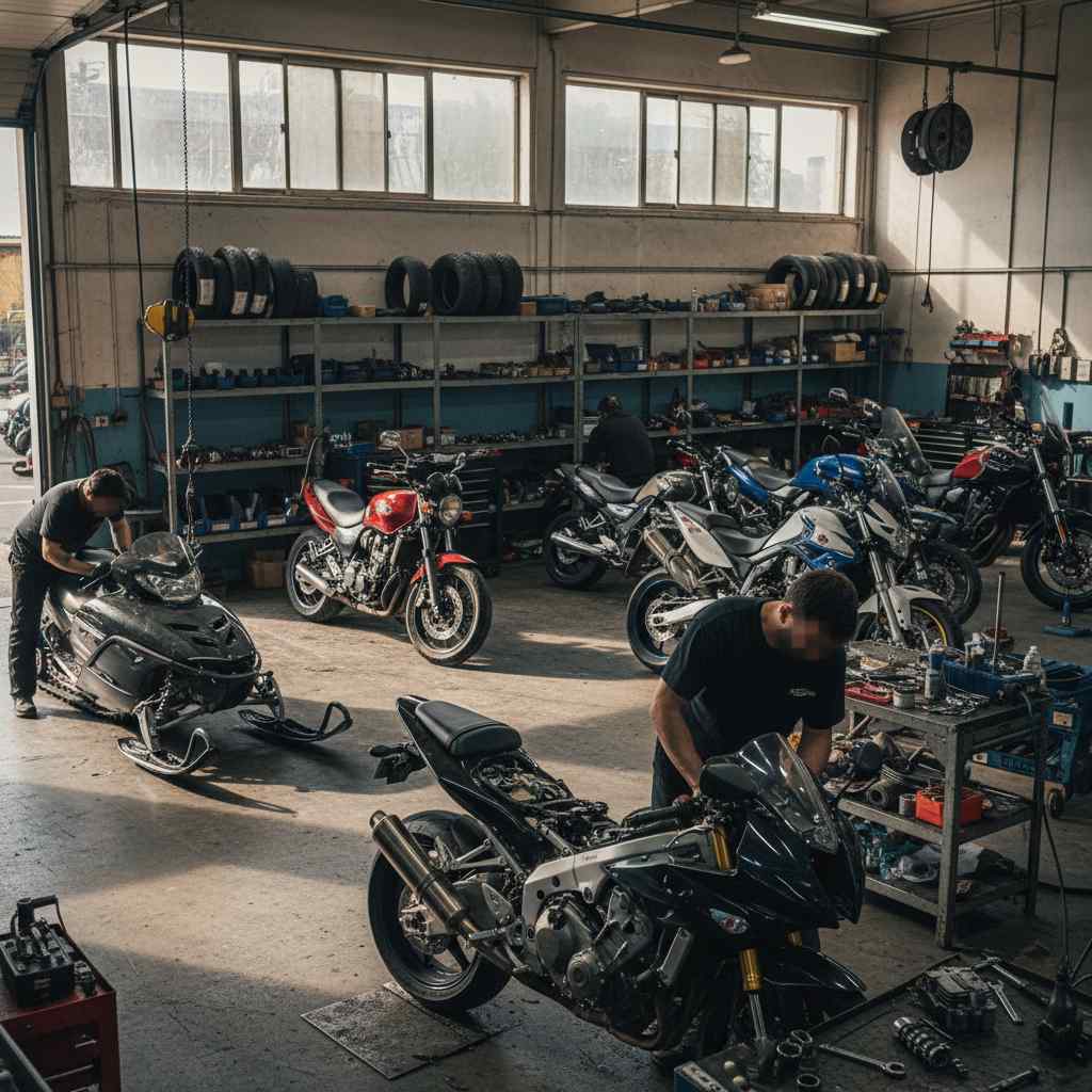 모터사이클 수리업