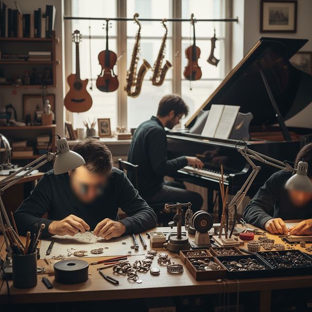 시계, 귀금속 및 악기 수리업