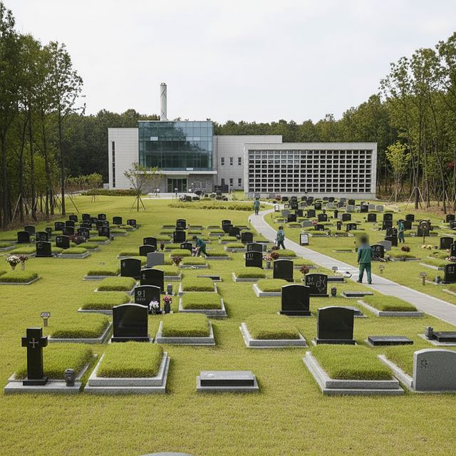 화장터 운영, 묘지 분양 및 관리업